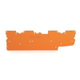End plate 1 mm thick orange