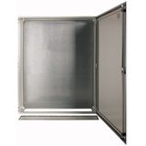 Wall enclosure with mounting plate, HxWxD=1200x1000x300mm