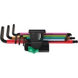 950/7 Hex-Plus Multicolour Magnet 1 L-key set, metric, BlackLaser, 7 pieces