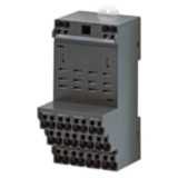 Socket, DIN rail/surface mounting, 14-pin, push-in plus terminals