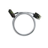 PLC-wire, Digital signals, 24-pole, Cable LiYY, 1.5 m, 0.25 mm²