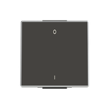 8501.2 NS Rocker with On/Off symbol, 1-gang - Soft Black Characters 0 and 1 for Switch/push button, Single rocker Black - Sky Niessen