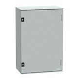 wall-mounting enclosure polyester monobloc IP66 H647xW436xD250mm