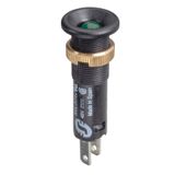 ROUND PILOT LIGHT AND 8 IP 40 GREEN INTE