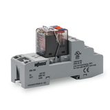 Relay module Nominal input voltage: 24 VDC 4 changeover contacts