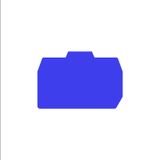 End plate, blue color, for HMM.16