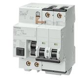 RCBO, 4.5 kA, 2-pole, type AC, 30 mA, C char, In: 5SU1323-1BB25