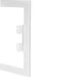 Wall cover plate for BRS 100x170mm lid 80mm of sheet steel in pure whi
