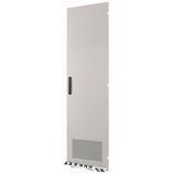 Cable connection area door, ventilated, for HxW = 2000 x 550 mm, IP31, grey