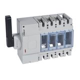 Isolating switch - DPX-IS 630 with release - 3P - 400 A - left-hand side handle