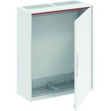 B24 ComfortLine B Wall-mounting cabinet, Surface mounted/recessed mounted/partially recessed mounted, 96 SU, Grounded (Class I), IP44, Field Width: 2, Rows: 4, 650 mm x 550 mm x 215 mm