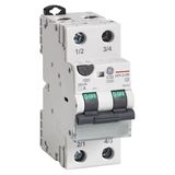 DPC100 A C10/030 NO Residual Current Circuit Breaker with Overcurrent Protection 2P A type 30 mA