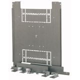 Mounting plate,NZM4,3/4 p,fixed mounted design,W=600mm