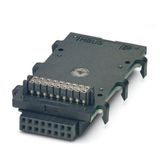 HBUS 53,6-16P-1S PMC2 BK - DIN rail bus connectors