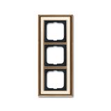 1723-848 Cover Frame Busch-dynasty® antique brass ivory white