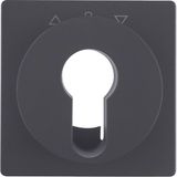 Centre plate f. key push-button f. blinds/key switch, Q.1/Q.3, ant.vel