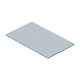 Lid blind plate for rectangular mounting opening