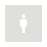 8581.11 Cover for signaling light “WC men” symbol - Sky Niessen