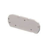 FED6,NL, END SECTIONS, BLUE, 2.5 MM SPACING, POLYAMIDE, DIN RAIL MOUNT