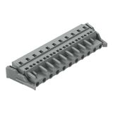 1-conductor female connector CAGE CLAMP® 2.5 mm² gray