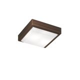 Ceiling Lamp Brown Square Leros