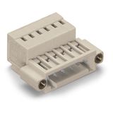 1-conductor male connector