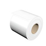 Device marking, Self-adhesive, halogen-free, 36 mm, Polyester, white
