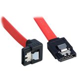 0.5m Internal SATA Cable 2x7 pin Latch, 1x90°