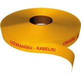 Warning tape "CAUTION Cable" 80mm yellow250