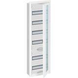 U61TE U Compact distribution board, Flush mounting, 72 SU, Isolated (Class II), IP31, Field Width: 1, Rows: 6, 984 mm x 310 mm x 120 mm