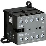 B7S-30-01-1.7-71 Mini Contactor 24 V DC - 3 NO - 0 NC - Screw Terminals