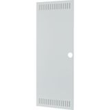 Replacement door, with vents,, white, 5-row, for flush-mounting (hollow-wall) compact distribution boards