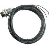 Proximity switch, E57 Premium+ Short-Series, 1 NC, 2-wire, 40 - 250 V AC, M18 x 1 mm, Sn= 8 mm, Non-flush, Stainless steel, 2 m connection cable
