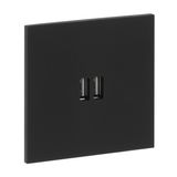 67822 Art d'Arnould universe Epure dual USB socket 3A - matte black