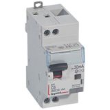 Monoblock differential circuit breaker DX³6000 10kA high inlet and low outlet U+N screw 230V~ - 6A - typeAC 30mA