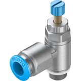 GRLA-1/8-QS-8-RS-D One-way flow control valve