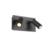 Tunga LED wall lamp 2-pc anthracite