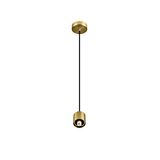 VARYT pendant lamp E14 pendantlength 150cm max. 1x6W messing