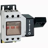 Isolating switch Vistop - 32 A - 3P - side handle, black - 3.5 modules
