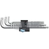 3950/9 Hex-Plus Stainless 1 SB Stiftsleutelset, metrisch, RVS, 9-delig