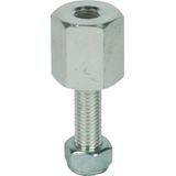 Bolted-type connector, type C, with M12 female thread and bolt M12x40m