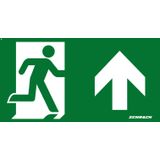 Adhesive pictogram, arrow up, viewing distance: 20m