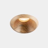 Downlight Play Raw Walnut 12.5W TW 2700K-6500K CRI 90 46.2º DALI DT8 Walnut wood IP54 1054lm