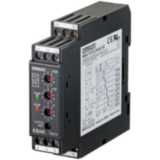 Monitoring relay 22.5 mm wide, over or under temperature, 0-999 °C/F T