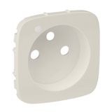 Cover plate Valena Allure - 2P+E socket - with indicator -French standard -ivory