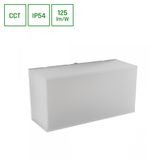 SCATOLO 8W CCT 230V IP54 200x100x75MM WHITE FACADE LAMP