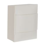 LEGRAND 1X4M SURFACE CABINET WHITE DOOR WITHOUT TERMINAL BLOCK