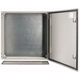 Wall enclosure with mounting plate, HxWxD=600x600x200mm