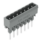 Male connector for rail-mount terminal blocks 1.2 x 1.2 mm pins straig