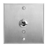 Art d'Arnould universe Two-way memory or illuminated lever switch 10A - brushed steel